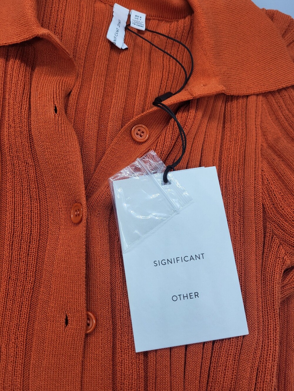 Significant Other Yasmine Mini Dress in Persimmon - Picture 6 of 11